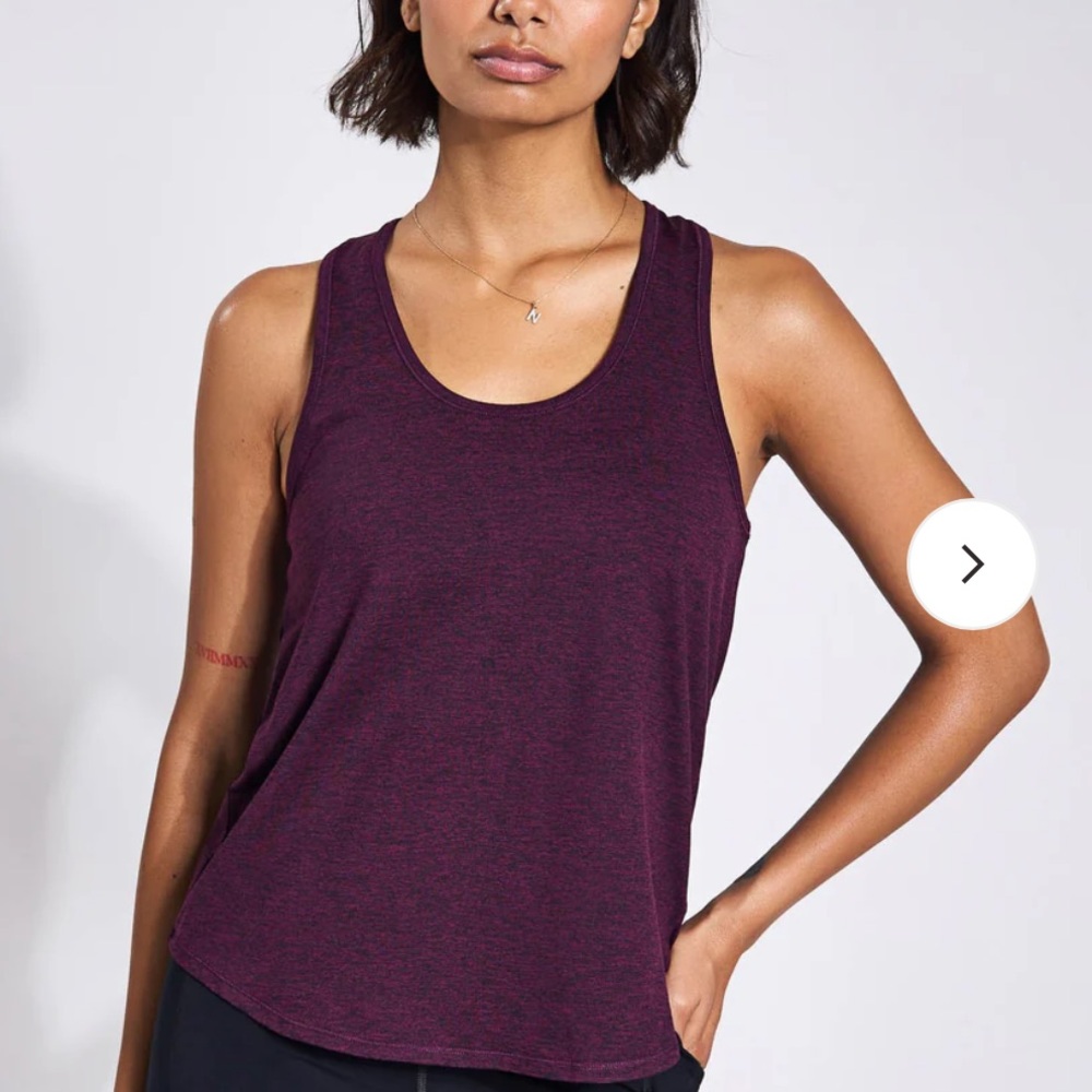 Girlfriend Collective Purple Racerback Tank Top Workout Athletic Gym Yoga Medium